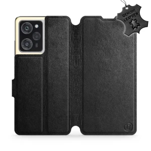 Etui z naturalnej skóry do Xiaomi POCO X5 Pro, Mobiwear Leather, czarne