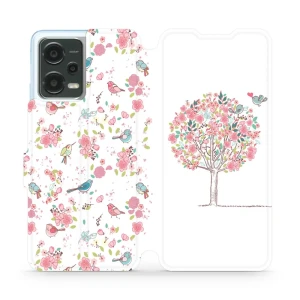 Etui z klapką do Xiaomi Poco X5, Mobiwear Book, różowy gaj