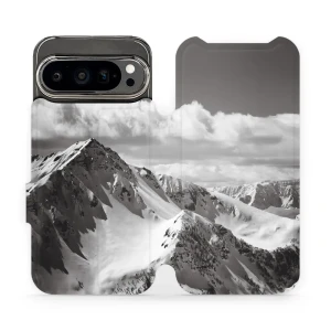 Etui z klapką do Google Pixel 9 Pro, Mobiwear Book, górski szczyt