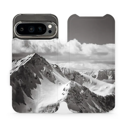 Etui z klapką do Google Pixel 9 Pro, Mobiwear Book, górski szczyt
