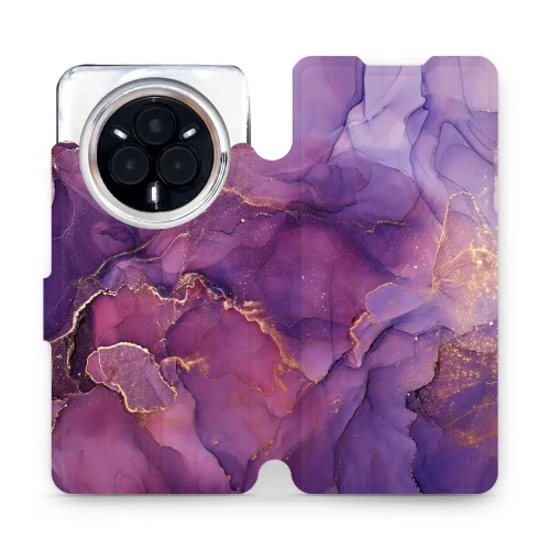 Etui z klapką do Realme 14 Pro 5G, Mobiwear Book, fioletowe