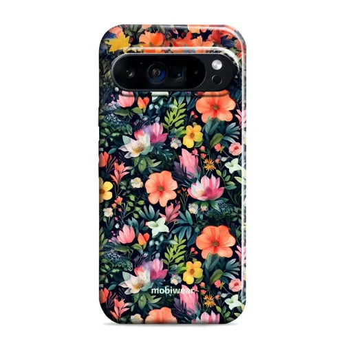 Etui ochronne do Google Pixel 9 Pro XL, Mobiwear Elite Pro, kolorowo-kwieciste