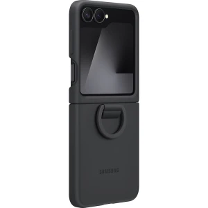 OUTLET: Etui Samsung Silicone Case Ring do Galaxy Z Flip7 FE / Z Flip6, czarne