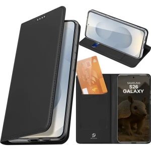 OUTLET: Etui z klapką Dux Ducis Skin Pro do Galaxy S26, czarne