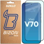 Szkło hartowane Bizon Glass Edge do Vivo V70 5G, czarna ramka
