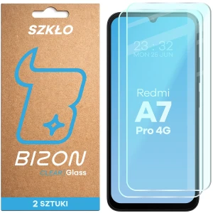Szkło hartowane Bizon Glass Clear Duo do Xiaomi Redmi A7 Pro 4G, 2 sztuki