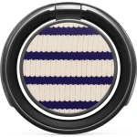 Samoprzylepny ring / uchwyt na telefon / na palec / stojak Burga Magnetic Ring Holder, beżowo granatowe