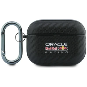 Etui Red Bull Logo Carbon do AirPods Pro 3, czarne