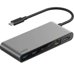 Stacja, hub Belkin Connect 8-Port USB-C Hub 2.5Gb Ethernet 100W, szara