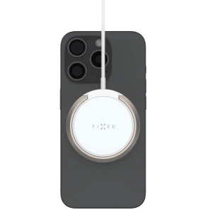 Ładowarka indukcyjna Fixed MagPad, 15W Qi, USB-C z podstawką, biała