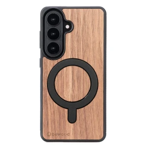 Drewniane etui do Galaxy A57 5G, Bewood Orzech Amerykański MagSafe
