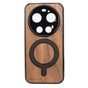 Drewniane etui do Xiaomi 17 Ultra, Bewood Orzech Amerykański MagSafe