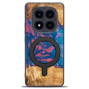 Drewniane etui do Xiaomi Redmi Note 15 5G / Xiaomi POCO M8 5G, Bewood Unique Neons Vegas do MagSafe