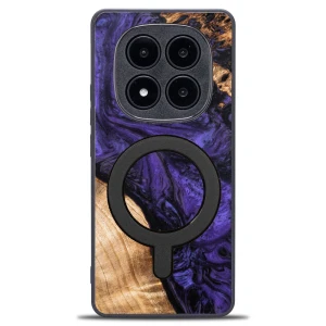 Drewniane etui do Xiaomi Redmi Note 15 Pro Plus 5G, Bewood Unique Violet do MagSafe
