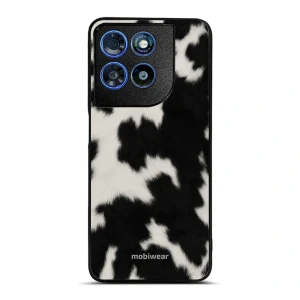 Etui ochronne do Motorola Moto G57 Power, Mobiwear Glossy Case, krowie futerko