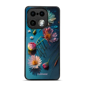 Etui ochronne do Realme 16 Pro Plus 5G, Mobiwear Glossy Case, niebiesko-kwieciste
