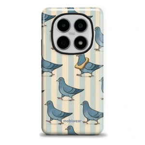 Etui ochronne do Xiaomi POCO M8 5G, Mobiwear Elite Pro, błękitne gołębie