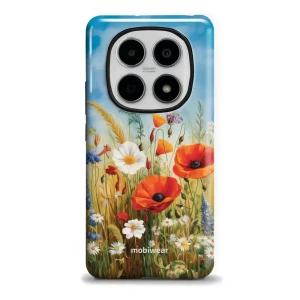 Etui ochronne do Xiaomi POCO M8 5G, Mobiwear Elite Pro, łąkowe kwiaty
