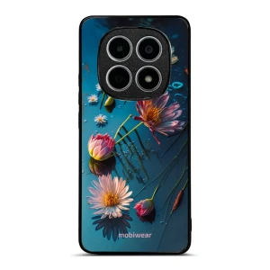 Etui ochronne do Xiaomi Redmi Note 15 4G, Mobiwear Glossy Case, niebiesko-kwieciste
