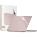 Etui ochronne Tech-Protect Softshell do MacBook Neo 13" A18 Pro 2026, matowe półprzezroczysto-różowe