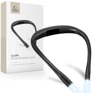 Lampka do czytania na szyję Tech-Protect LL 200 Neck Reading Light, czarna