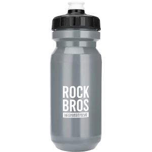 Bidon rowerowy z ustnikiem Rockbros 600ml, szary
