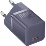 Ładowarka sieciowa Baseus GaN5 Fast Charger, PD 30W, 1x USB-C, fioletowa