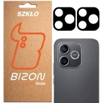 Szkło na aparat Bizon Glass Lens do Honor 600 Lite 5G, 2 sztuki