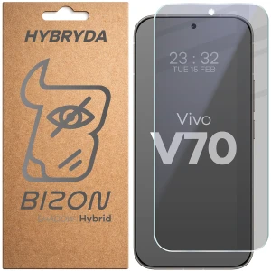 Prywatyzujące szkło hybrydowe Bizon Hybrid Shadow do Vivo V70 5G, matowe