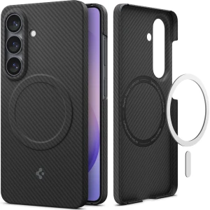 Etui Spigen Air Skin Aramid Mag do MagSafe do Samsung Galaxy S26 Plus, Czarny