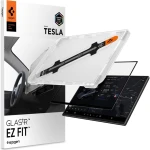 Szkło na wyświetlacz Spigen Glas.tR EZ Fit AC 1-Pack do Tesla Model Y 2024-2026, czarna ramka