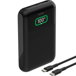 OUTLET: Bateria Belkin Boost Pro 3-Port Power Bank 20K 65W 20000 mAh do laptopa, czarna