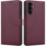 Etui z klapką Tech-Protect Wallet do Galaxy A27 5G, bordowe