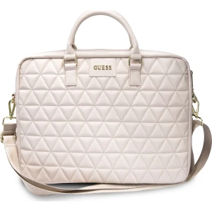 Torba na laptopa Guess Quilted Bag Laptopy do 15'', różowa