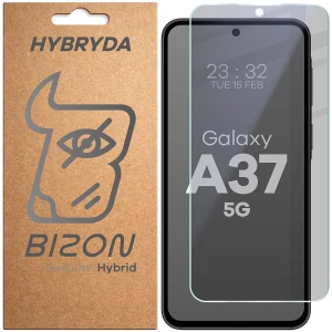 Prywatyzujące szkło hybrydowe Bizon Hybrid Shadow do Galaxy A37 5G, matowe