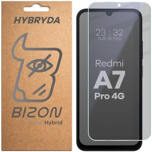 Prywatyzujące szkło hybrydowe Bizon Hybrid Shadow do Xiaomi Redmi A7 Pro 4G, matowe