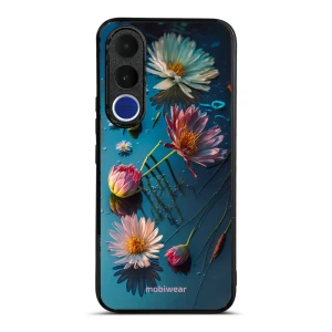 Etui ochronne do Vivo V70 FE 5G, Mobiwear Glossy Case, niebiesko-kwieciste