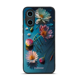 Etui ochronne do Xiaomi POCO X8 Pro Max, Mobiwear Glossy Case, niebiesko-kwieciste
