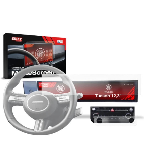 Folia matowa 2w1 Grizz Protector do Hyundai Tucson 12,3" (2024-2026)