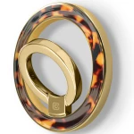 Magnetyczny ring, uchwyt na telefon, na palec Crong Deluxe Ring Holder MagSafe, bursztynowy