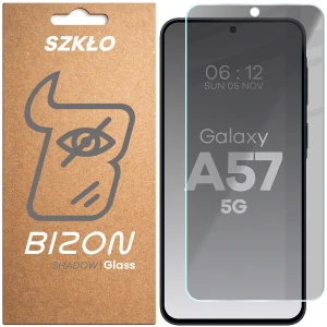 Prywatyzujące szkło hartowane Bizon Glass Clear Shadow do Galaxy A57 5G, przyciemniane