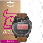 Folia ochronna na ekran zegarka Bizon Watch Film HydroFlex do Garmin D2 Mach 2 Pro, 3 sztuki