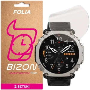 Folia matowa Bizon Watch Film Matte Duo do Amazfit T-Rex Ultra 2, 2 sztuki