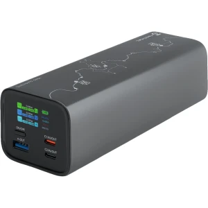 Powerbank Tactical Squad Head Quarters, 27 000mAh, 65W, 2x USB-C, USB-A + oplatany kabel, szary