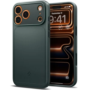 OUTLET: Etui Spigen Thin Fit Mag do MagSafe do iPhone 17 Pro, zielone