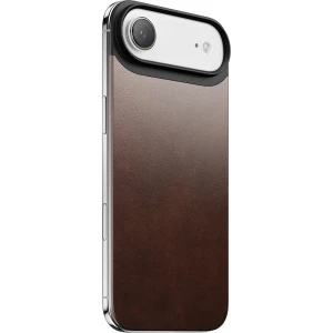 OUTLET: Skórzane etui Nomad Magnetic Leather Back Horween Series do MagSafe do iPhone Air, rustykalne brązowe