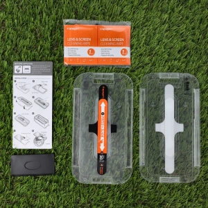 OUTLET: Szkło do etui + Aplikator Spigen Glas.tR EZ Fit 2-Pack do Galaxy S25 / S24