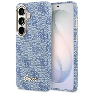 OUTLET: Etui Guess Saffiano Classic Logo MagSafe do Galaxy S26, niebieskie Classic Logo Guess