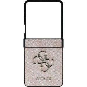 OUTLET: Etui Guess Hardcase 4G Big 4G Classic Logo do Galaxy Z Flip7, różowa ze złotymi elementami