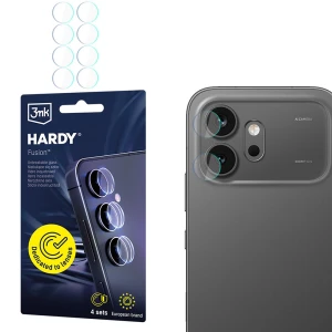 4x Szkło hybrydowe na soczewki aparatu, 3mk Hardy Fusion Lens Protection do Honor 600 5G